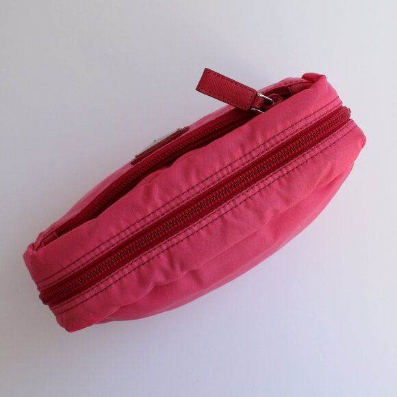 Authentic Preowned Prada Pink Nylon Pouch - Picture 8 of 14